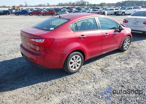 2014 Kia Rio Lx z USA, uszkodzony, nr VIN KNADM4A37E6375293